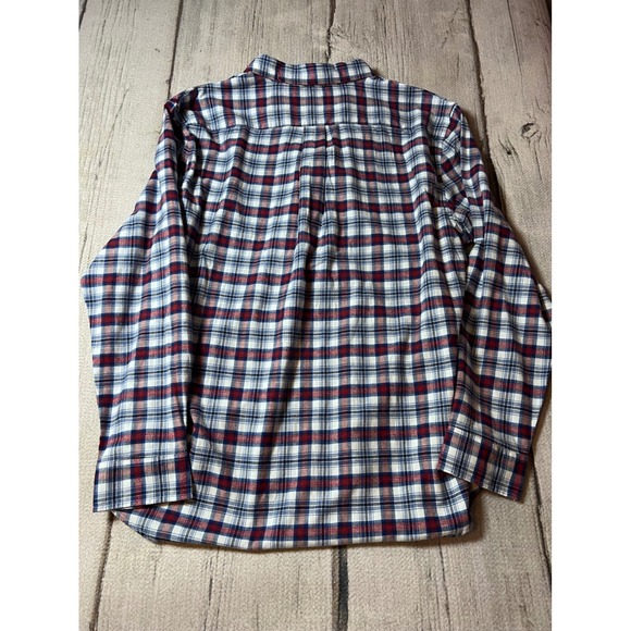 U.S. Polo Assn. Button Down Shirt Mens 2XL White Red Blue Plaid Stretch - Picture 9 of 9